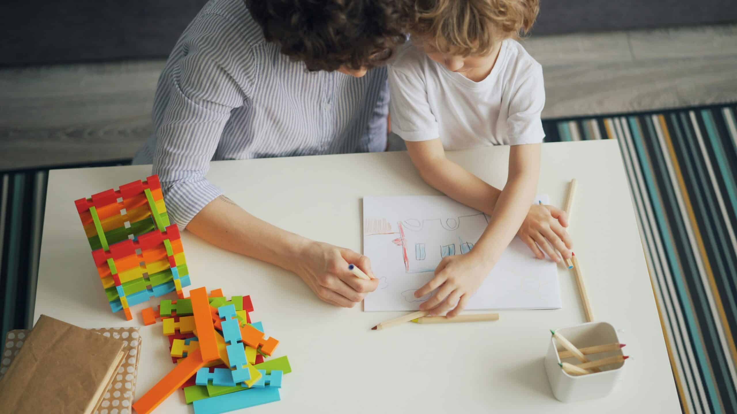 Child and Parent Coloring